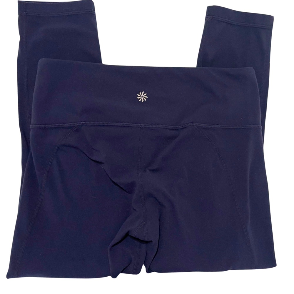 Athleta Navy Blue Crop Leggings Size XS